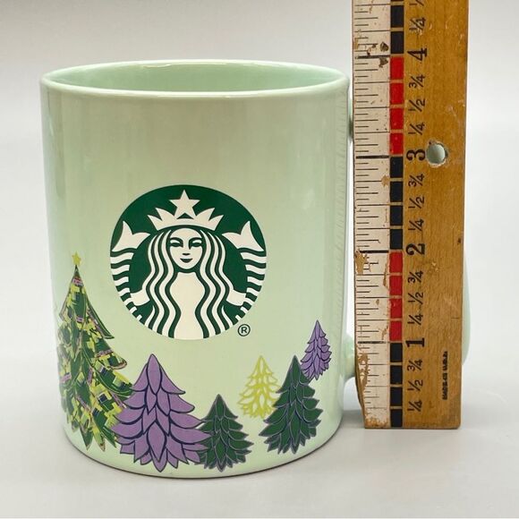 Starbucks 2020 Christmas Tree Holiday Green Coffee Yea Mug - Picture 5 of 10